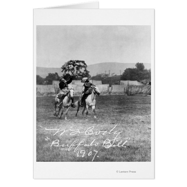 "Buffalo Bill" Cody Riding Horse (Devant)