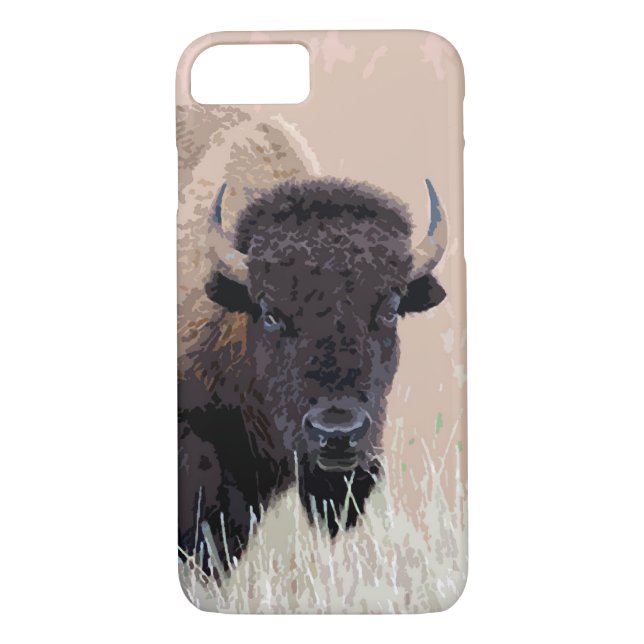 Buffalo / Bison iPhone 7 Coque (Dos)