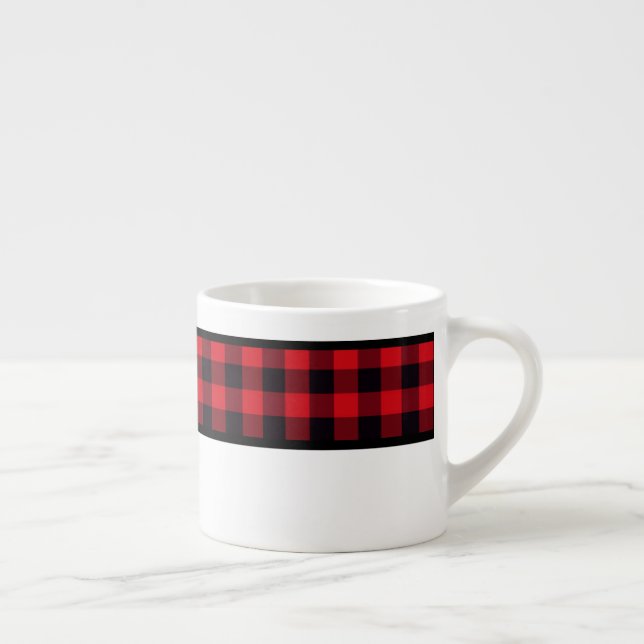 Buffalo de Noël Plaid Espresso Mug (Droite)