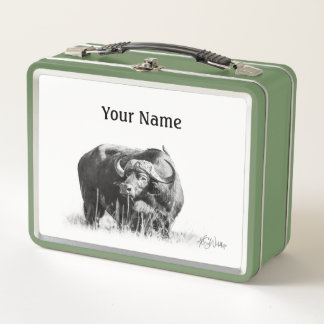Buffalo Lunch Box - Cadeau Safari personnalisé