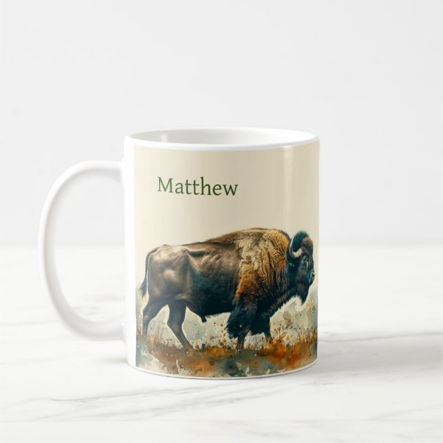 Buffalo Mug café personnalisé (Gauche)