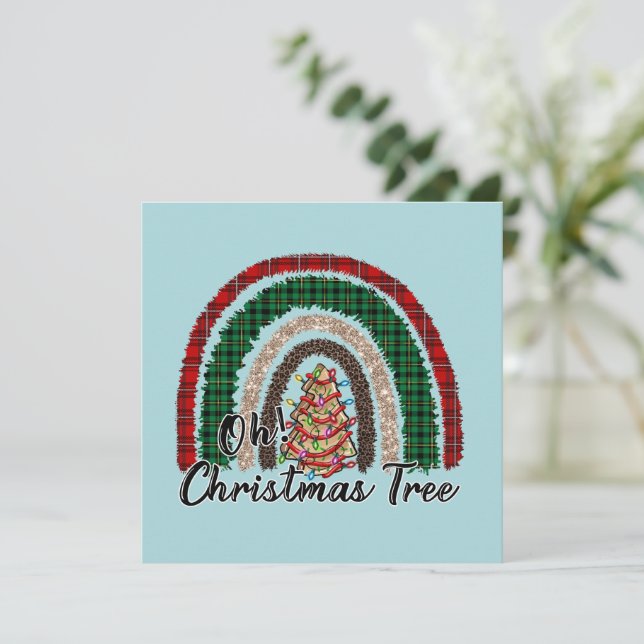 Buffalo Plaid & Empreinte de léopard Rainbow (2) (Debout devant)