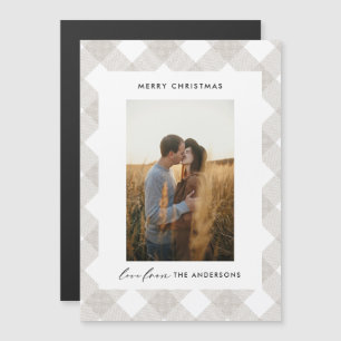 Buffalo tartan moderne naturel 1 photo Noël Ho