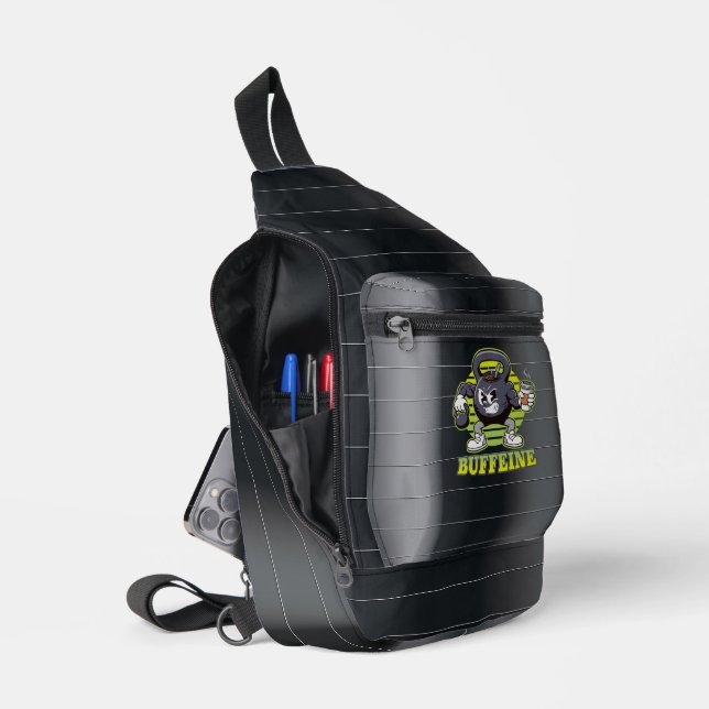 Buffeline Gym Kettlebell caractère Duffel sac (Ouvrir)