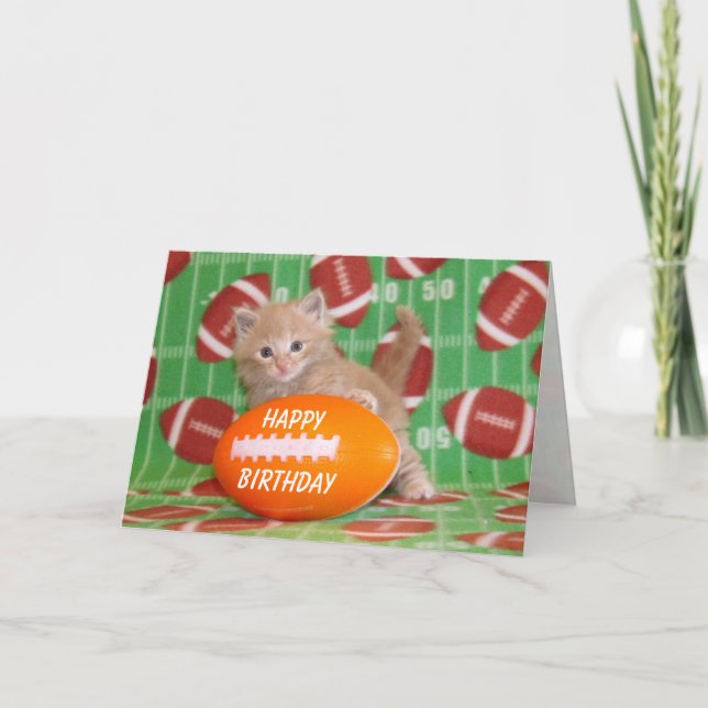 Buffington - Carte d'anniversaire de football (Devant)