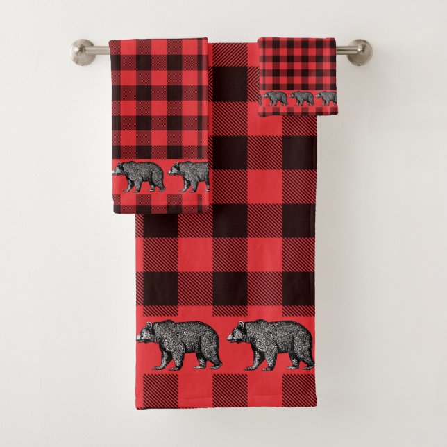 Buffle d'ours Rustique Plaid (En situation)