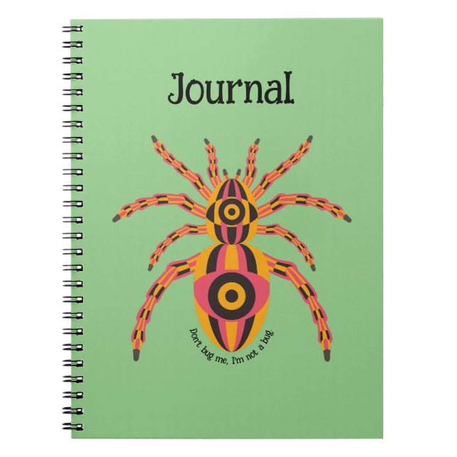Bugs - Don't Bug Me, I'm Not A Bug, Spider Journal (Devant)