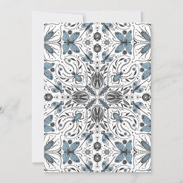 Bugs, noir et bleu (Devant)