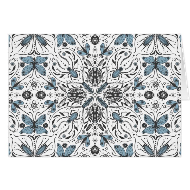 Bugs, noir et bleu (Devant horizontal)