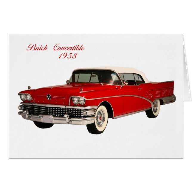Buick Convertible 1958 (Devant horizontal)