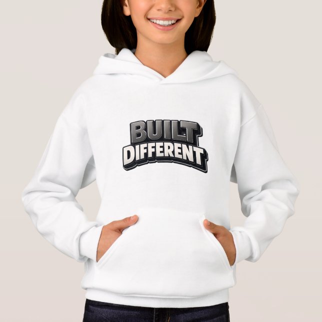 BUILT DIFFERENT – Bold Motivational Statement for  (Devant)