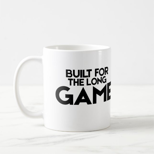 Built For The Long Game Classic Minimalist Mug (Gauche)