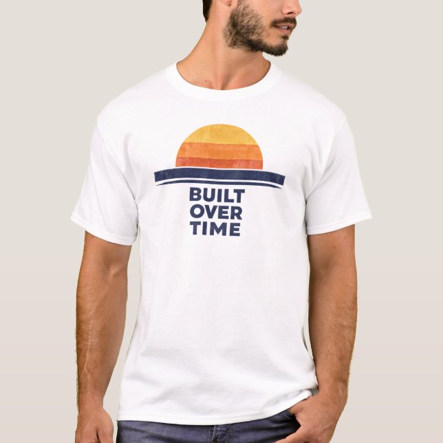 Built Over Time Vintage Sunset T-Shirt (Devant)