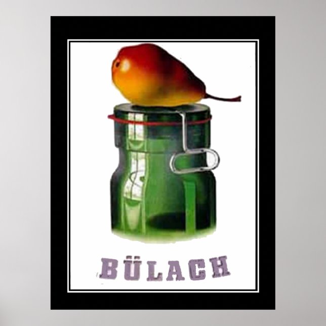 Bulach Suisse Zurich Affiche Ancienne (Devant)