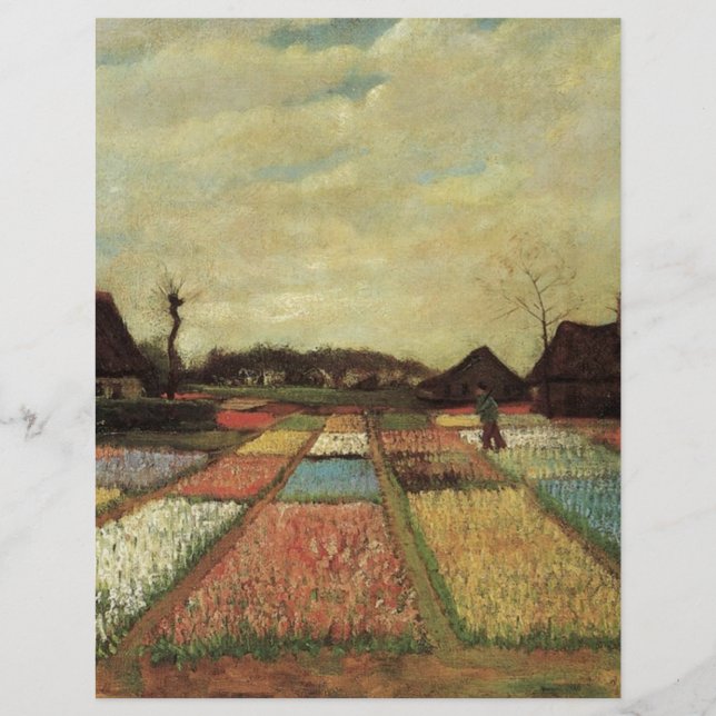 Bulb Fields par Vincent van Gogh. (Devant)