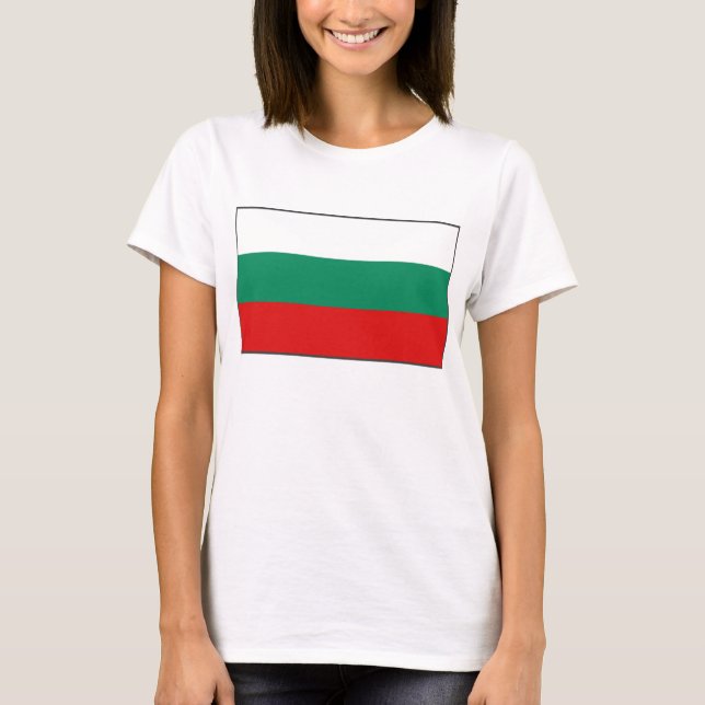 Bulgarie Drapeau x Carte T-shirt (Devant)