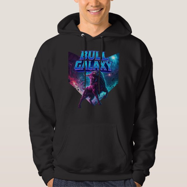 Bull Galaxy Sweat - shirt à capuche (Devant)