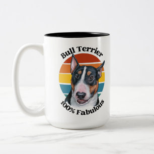 Bull Terrier drôle citation Deux Tons Café Mug