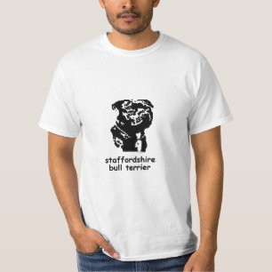 Bull-terrier du Staffordshire de T-shirt