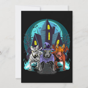 Bull Terriers maman sorcière Beagle Halloween cade