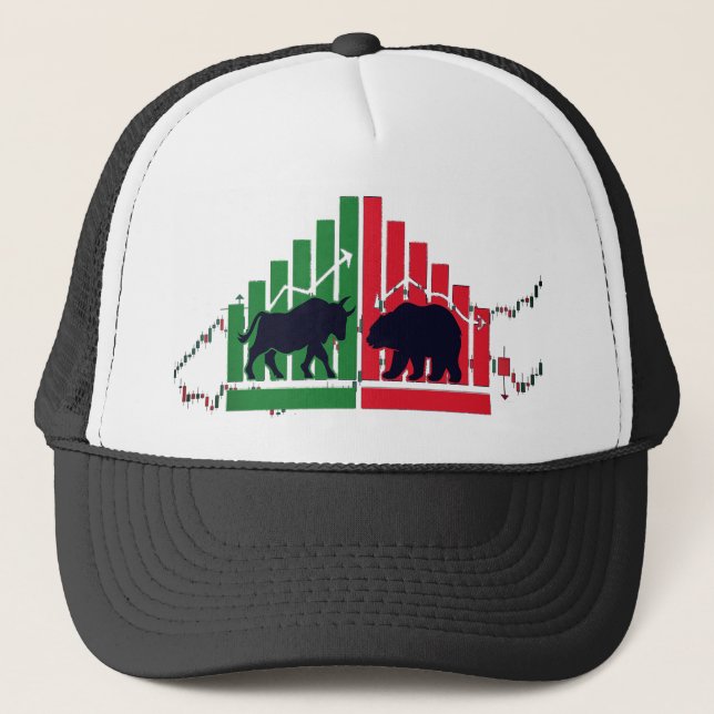 Bull vs Bear Casquette - VYBE CORE Trading Casquet (Devant)