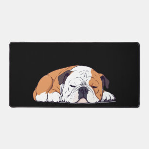 Bulldog anglais adorable mignon animal dormant cal