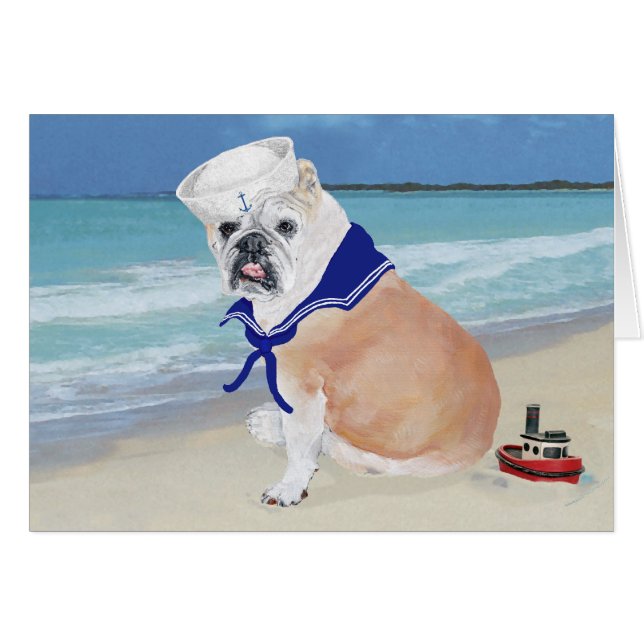 Bulldog Anglais Marin (Devant horizontal)