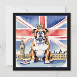 Bulldog anglais, Parlement, Union Jack Magnet