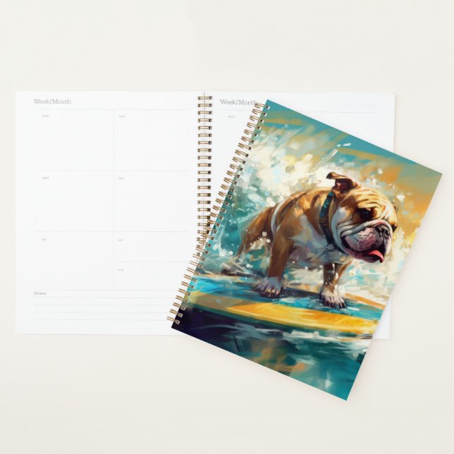 Bulldog Beach Surf Peinture (Devant avec enveloppe)