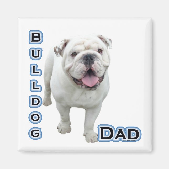 Bulldog Dad 4 - Magnet (Devant)
