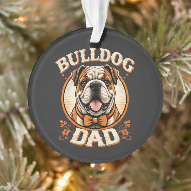 Bulldog Dad – Cute Vintage Bulldog Father’s Day (Arbre)
