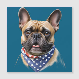 Bulldog français foulard Labor Day Bulldog