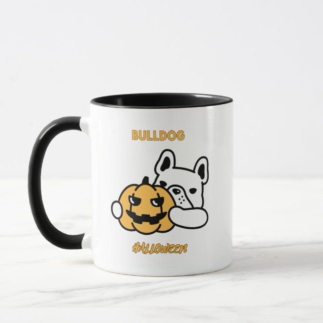 Bulldog HALLOWEEN Mug (Gauche)