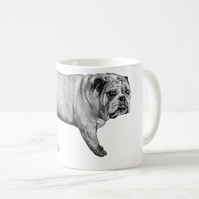 Bulldog Noel Mug (Devant droit)