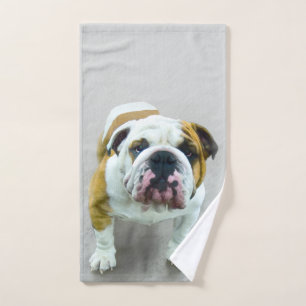 Bulldog Painting - Cute Original Dog Art