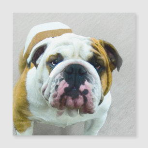 Bulldog Painting - Joli art original chien