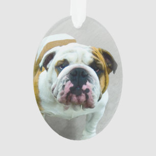 Bulldog Painting - Joli art original chien