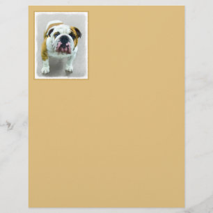 Bulldog Painting - Joli art original chien