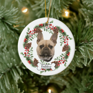 Bulldog Personnalisé Pet Ornement