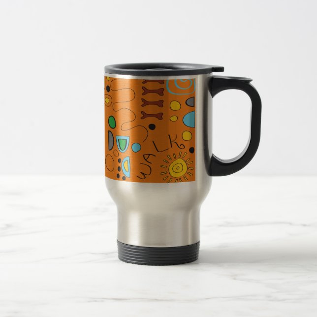 Bulldog voyage mug Voyage Commuter Mug (Droit)