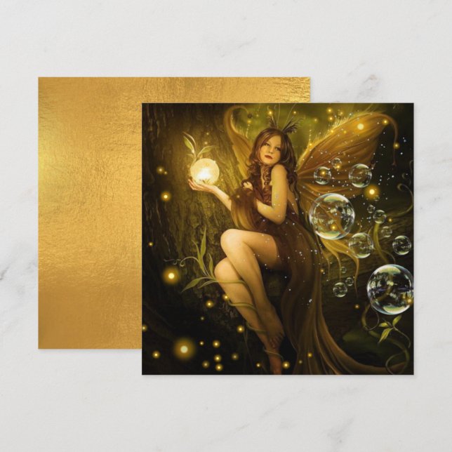 Bulle Imaginaire Fairy Card (Devant / Derrière)