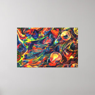 Bulle multicolore Toile murale Abstraite