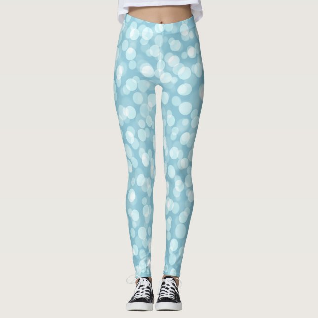 bulles abstraites modernes leggings (Devant)