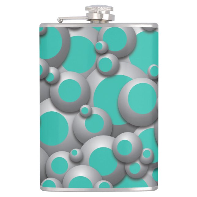 Bulles bouillonnantes Turquoise flacon (Devant)