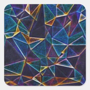 Bulles brisées Sticker Classic Round