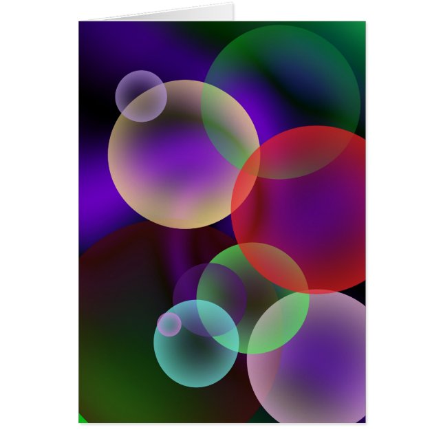 Bulles colorées (portrait) (Devant)