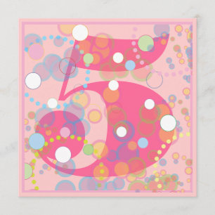 Bulles colorées toute invitation de fête