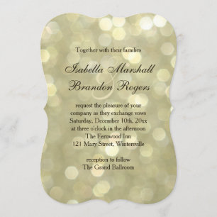 Bulles de Champagne Faire-part de mariage
