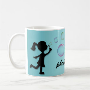 Bulles de soufflement - tasse personnalisée par