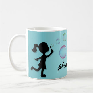 Bulles de soufflement - tasse personnalisée par